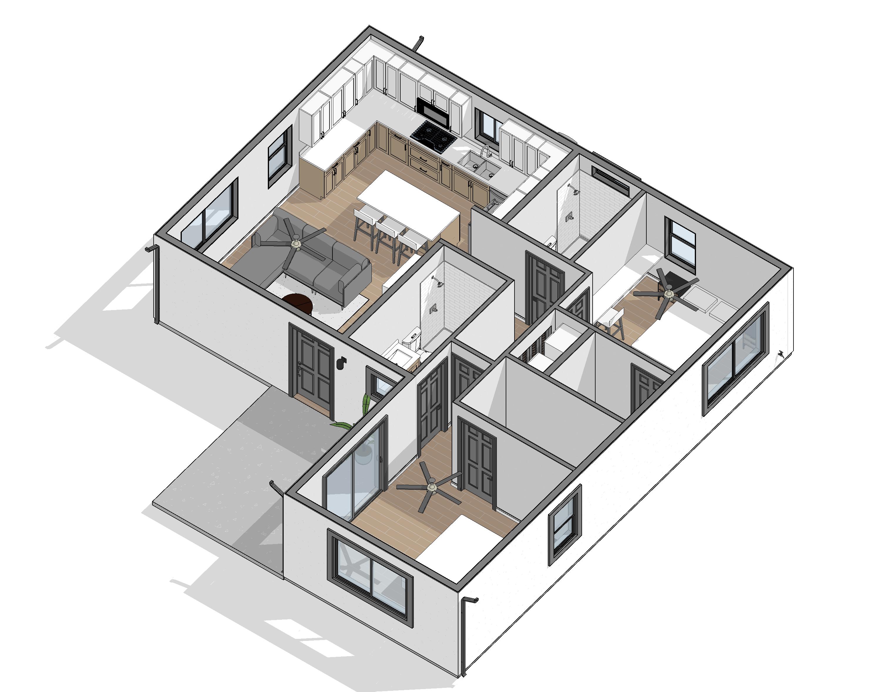 Alera 3D Isometric Model — Alternate View