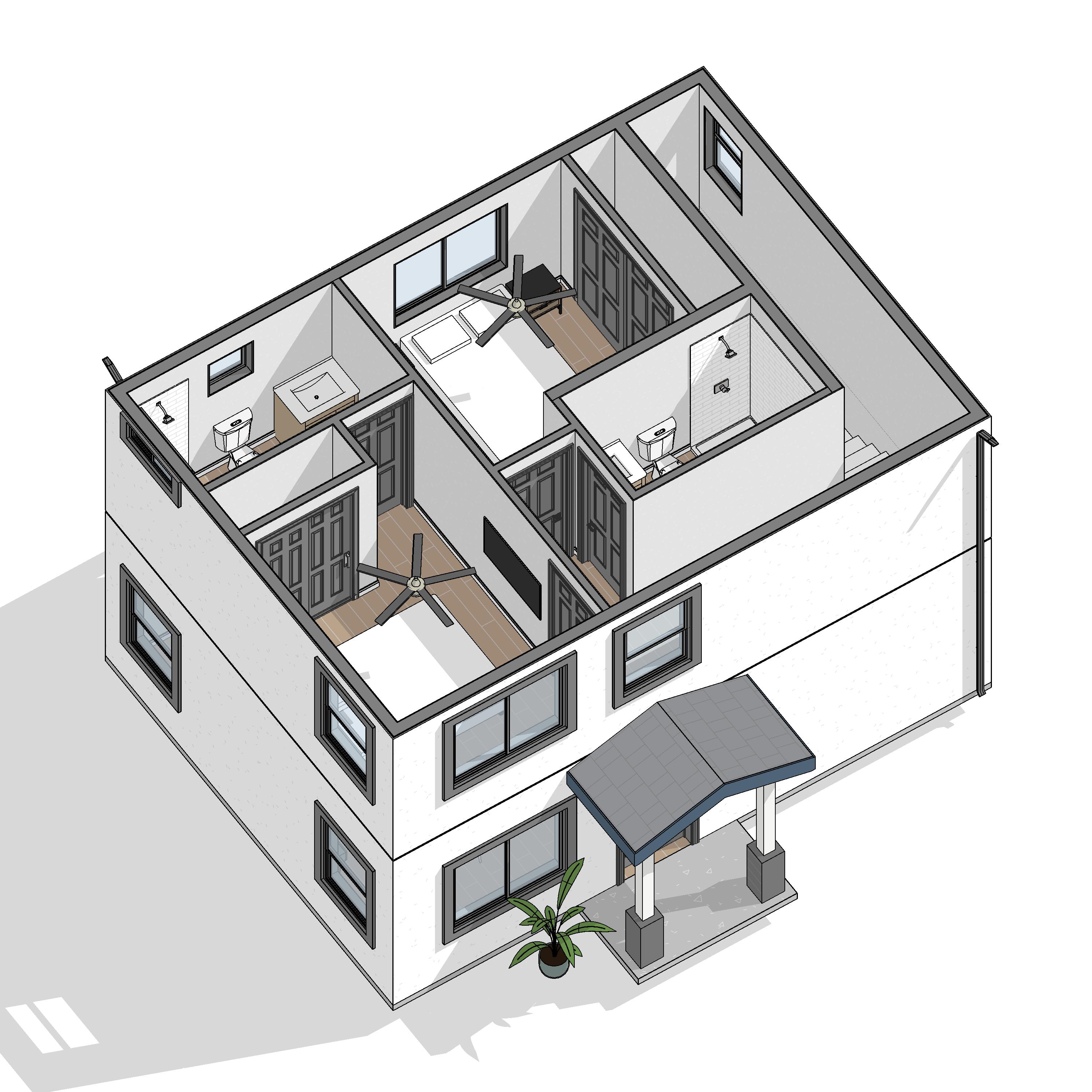 Altura 3D Model — 1,000 SF