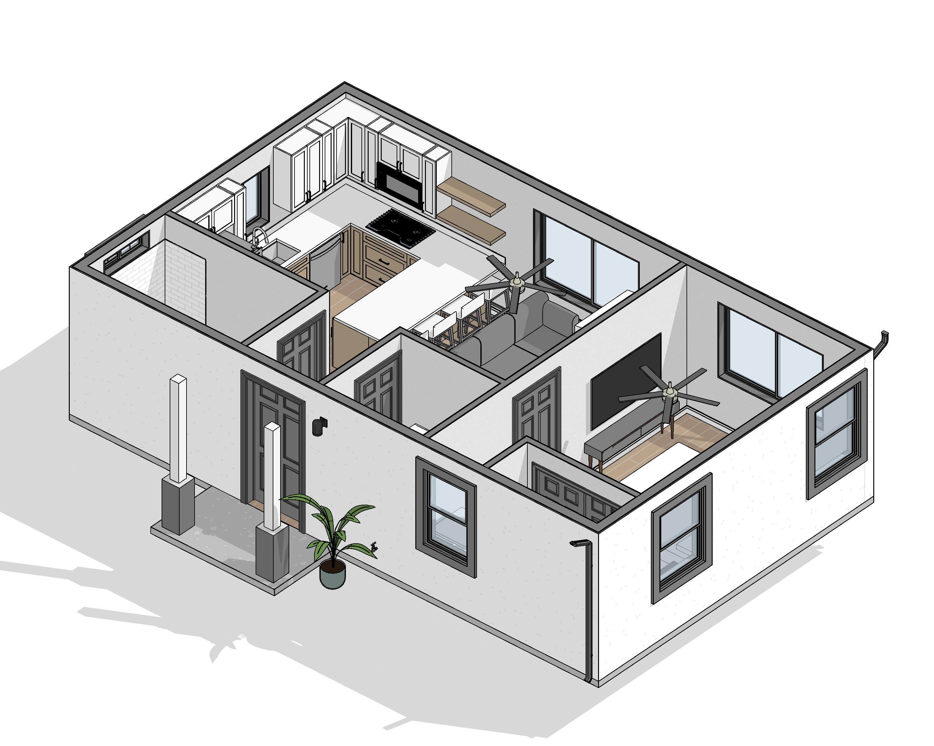 Aria 3D Model — 540 SF