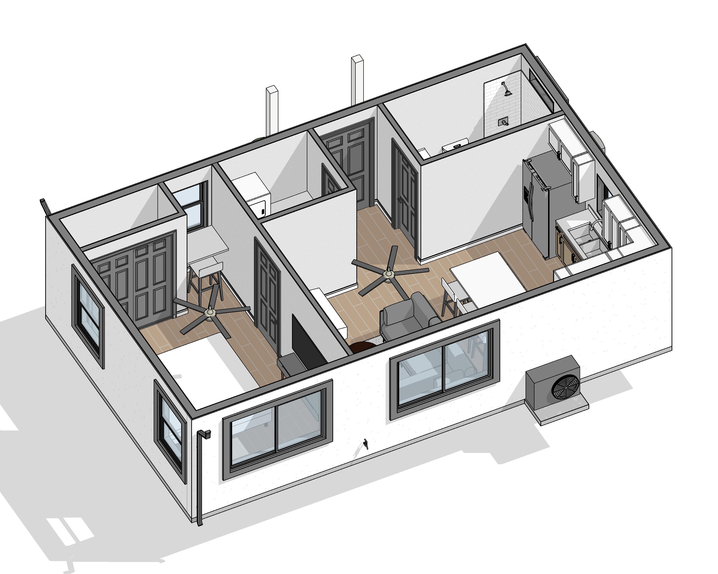 Aria 3D Isometric Model — Alternate View