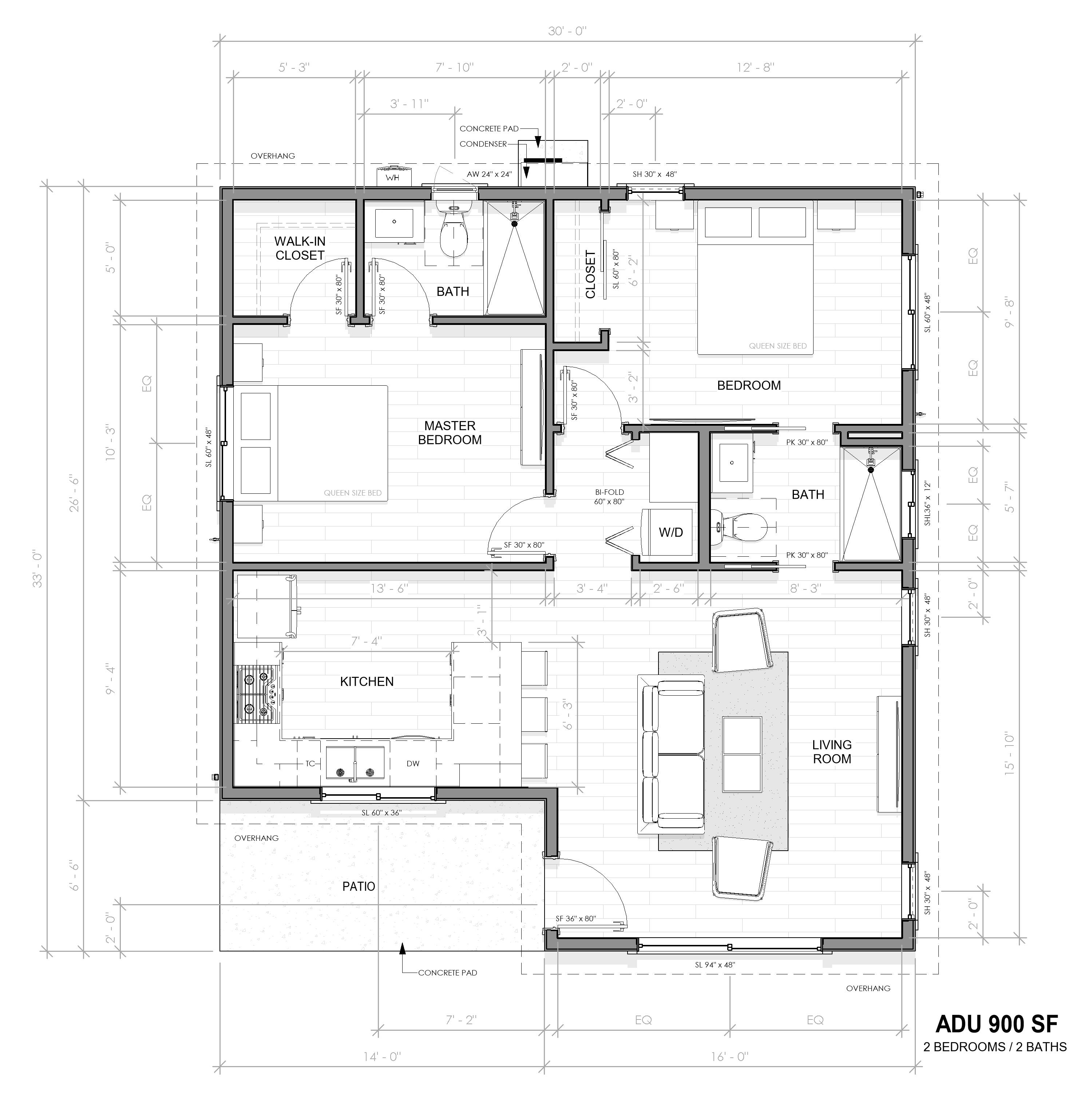 Sienna 2D Floor Plan Drawing