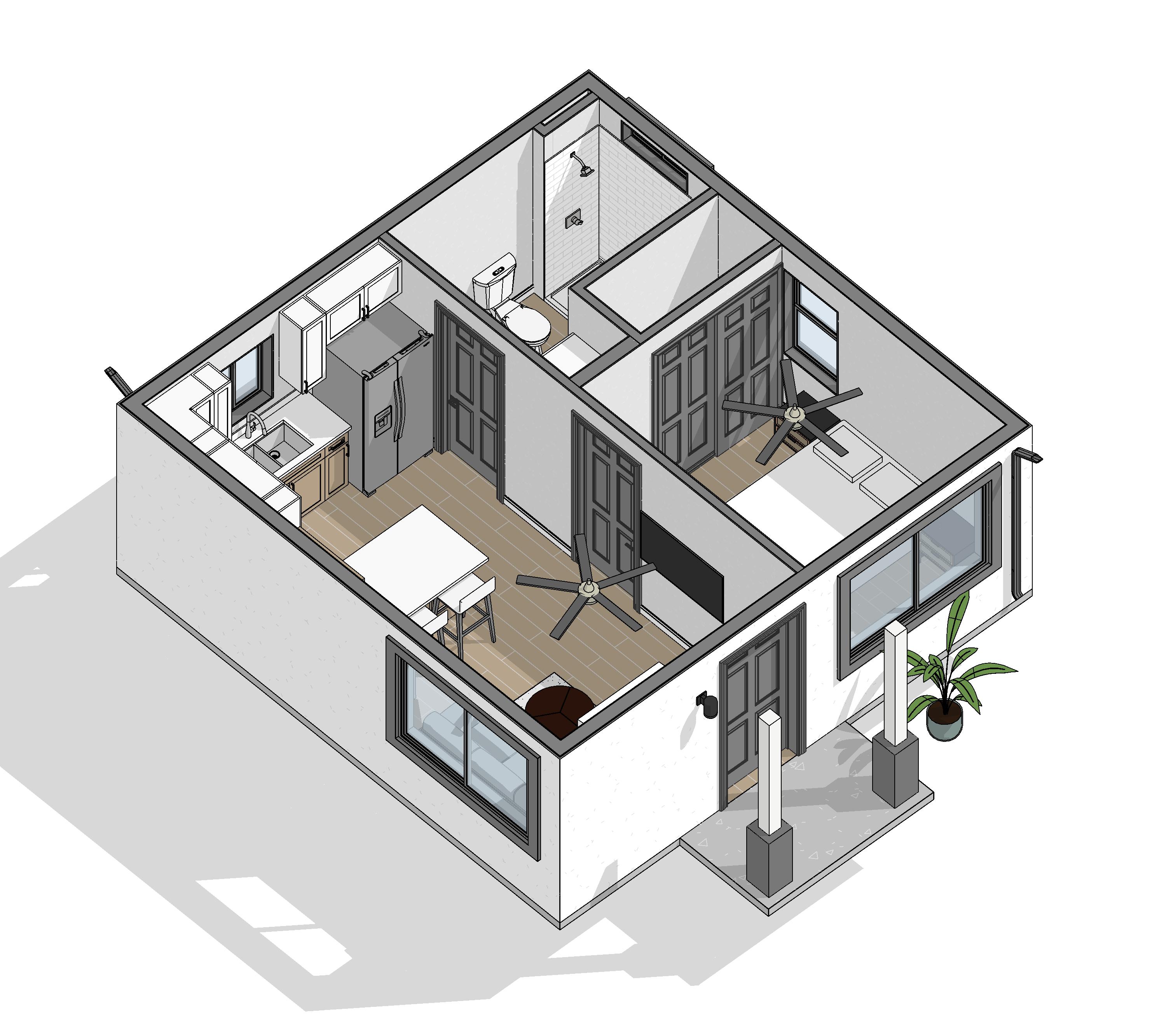 Solis 3D Isometric Model — Alternate View