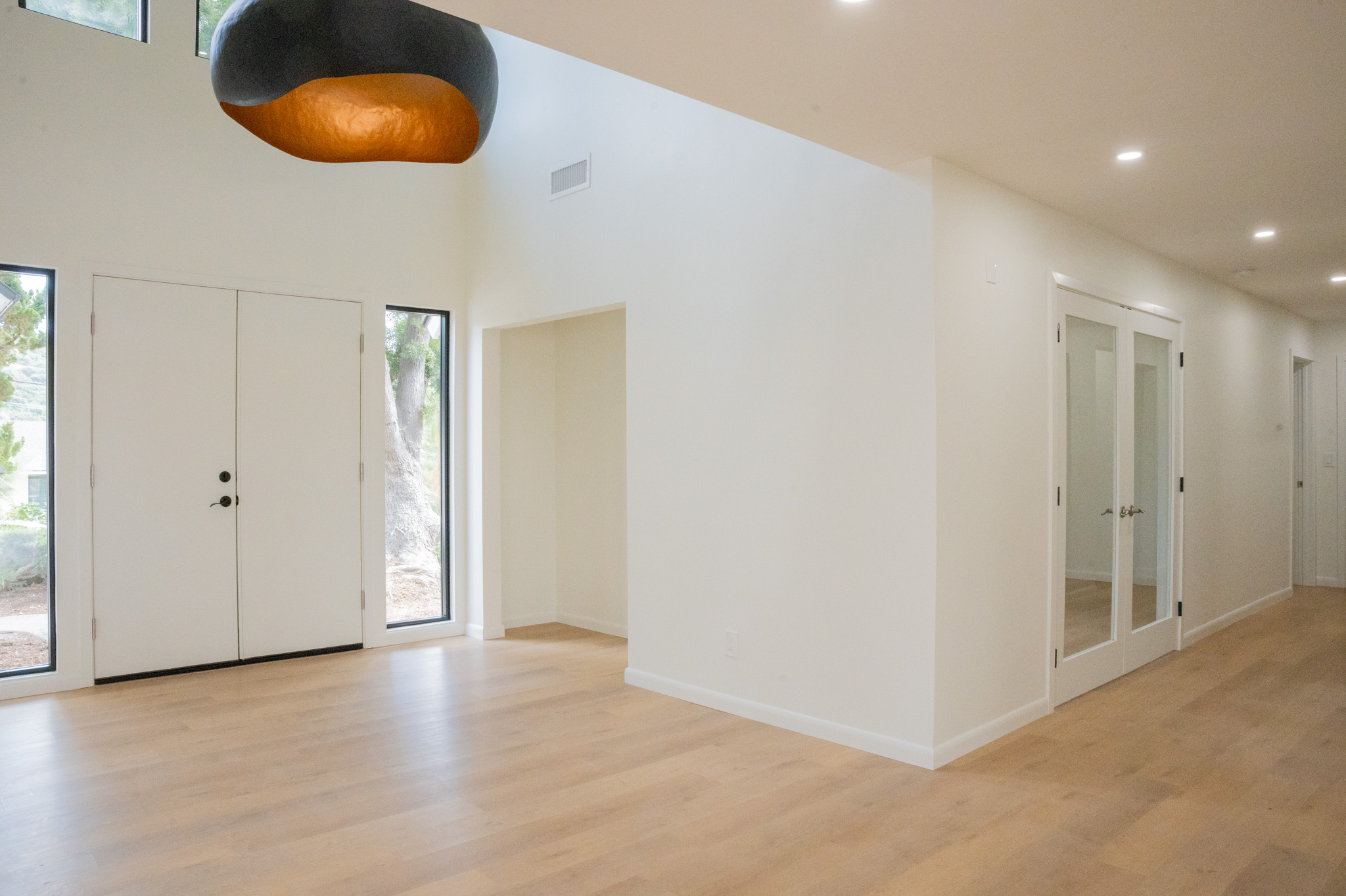 Custom home entryway